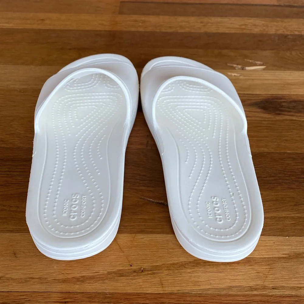 Crocs Sloane Slide White size 9 - Picture 5 of 7